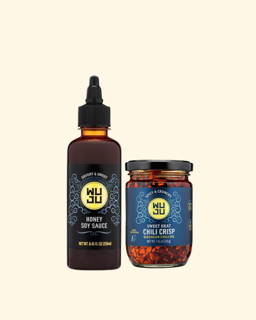 Honey Soy Sauce + Sweet Heat Chili Crisp (2-Pack)