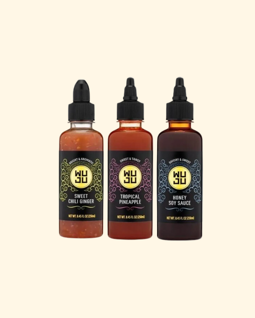 Sweet Chili Ginger Sauce + Tropical Pineapple Sauce+ Honey Soy Sauce (3-Pack)