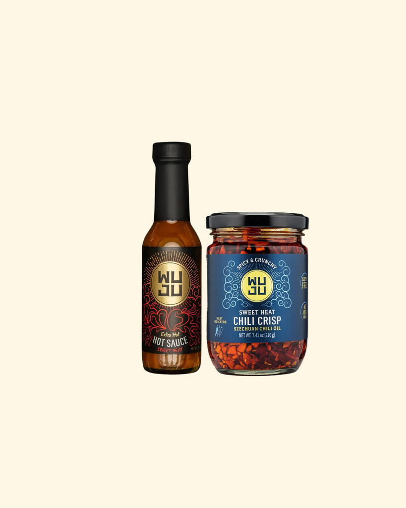 Extra Hot Sauce + Sweet Heat Chili Crisp (2-Pack)